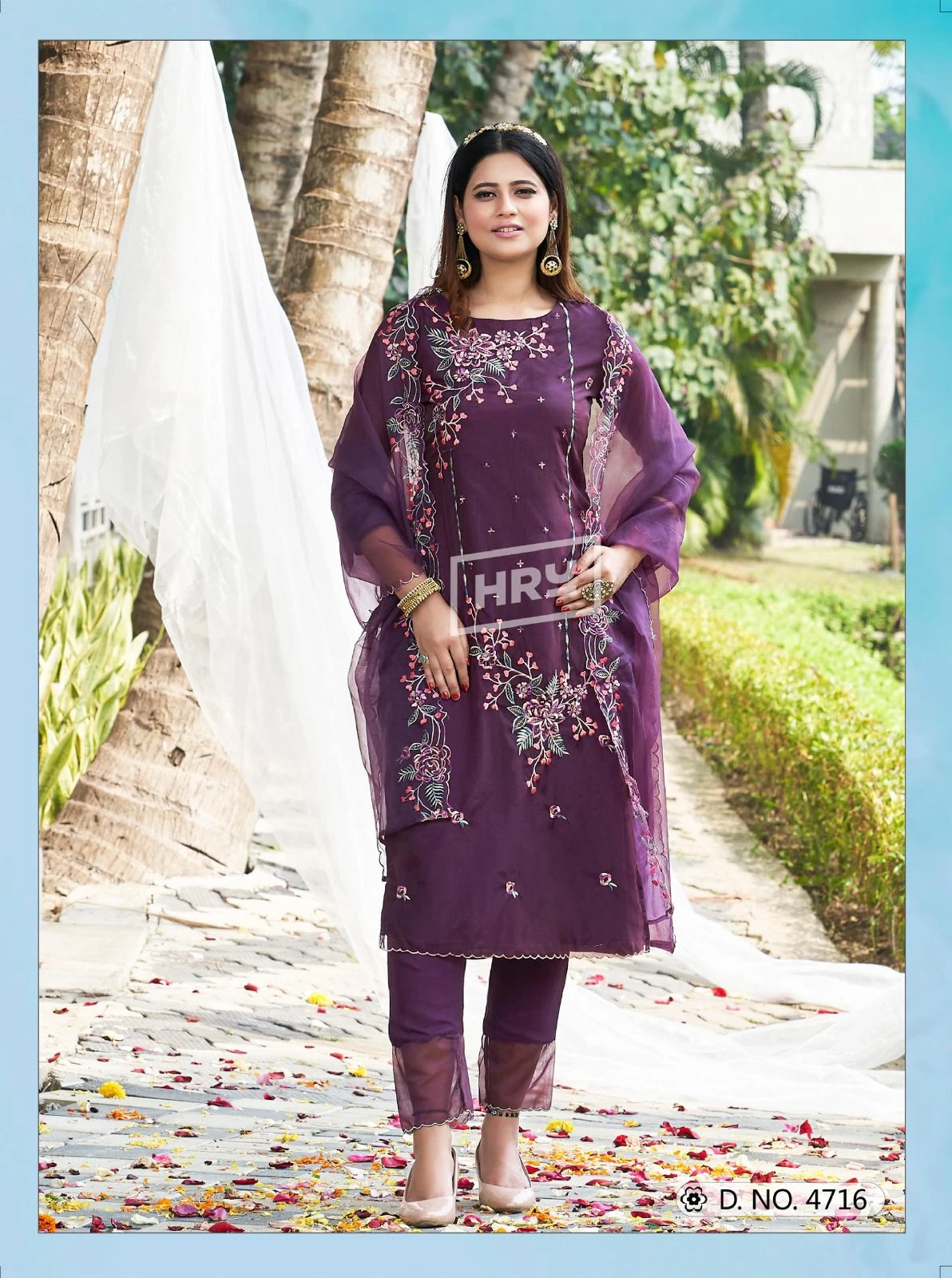 Hru Siddhi Vol 5 Siddhi Vol 5 Wholesale Readymade Salwar Suit Catalog — Wholesale Readymade Suit, MPA wholesale from Surat — view 4